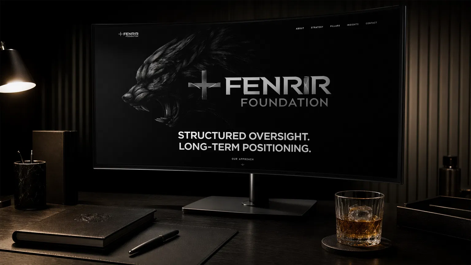 Fenrir Foundation website by Skald Studio